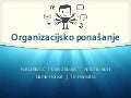 Organizacijsko ponašanje