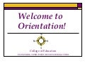 College of Education 