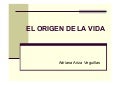 Origen Vida.Pdf 1