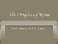 Origins of Rome