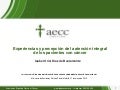 Experiencias y percepción de la atención integral de los pacientes con cáncer