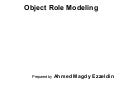 Object Role Modeling