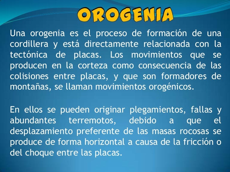 Orogenia