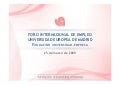 Foro Internacional del Empleo de la UEM. Fundación Universidad-Empresa