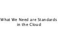 OSCON 2010 - Cloud Standards Debate