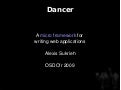 Writing webapps with Perl Dancer