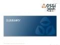 OSGi Community Event 2011 - Review and Summary