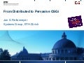 From Distributed to Pervasive OSGi