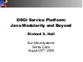 Osgi Sun 20080820