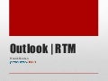 Oslo GTD gathering - Remember The Milk vs Outlook og iMExchange