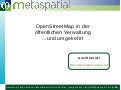 OpenStreetMap und die Öffentliche Verwaltung