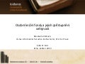 Osobní knižní fondy a jejich zpřístupnění veřejnosti