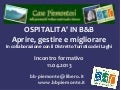 Ospitalita' in b&b