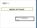 The OSSCube MySQL High Availability Tutorial