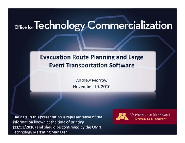 OTC Evacuation Route Planning and L...