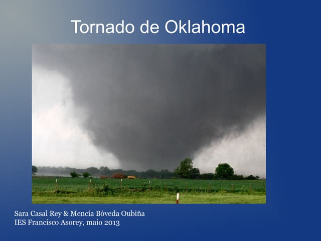 O tornado de oklahoma