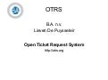 Open Ticket Request System