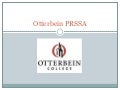 Otterbein College PRSSA Chapter Report