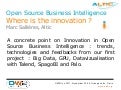 Innovation in Open Source Business Inteligence 