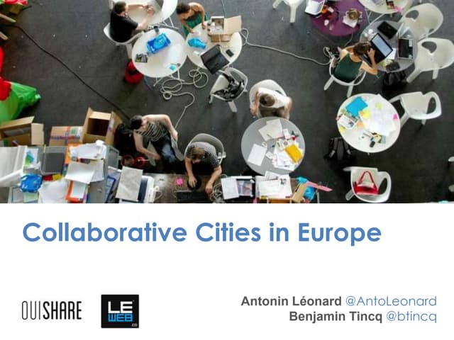 Collaborative Cities in Europe | LeWeb London 2013