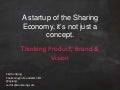 Thinking Product, Brand & Vision for your startup