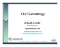 Our G-enealogy