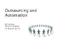 Outsourcing And Automation