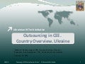 Outsourcing to Ukraine.Country overview.