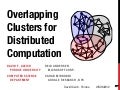 Overlapping clusters for distributed computation