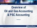 Overview Of Oil & Gas Accounting