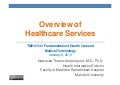 Overview of Healthcare Services