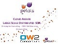 Cloud Aware Large Scale Distributed SOA