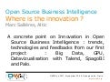 Business Intelligence, where is the innovation?