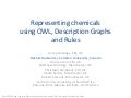 Representing chemicals using OWL, Description Graphs and Rules