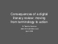 Digital Literacy literature review: from terminology to action
