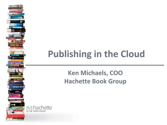 Book Publishing Moves to the Cloud ...