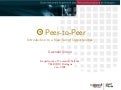 peer-to-peer oppotunities
