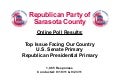 Poll Results: Top Issue, Presidential, and US Senate