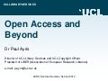 Open Access and Beyond