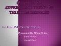 Advertisment trends in india ppt