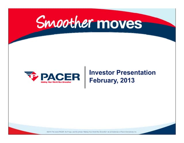 Investor Presentation - Q4 2012