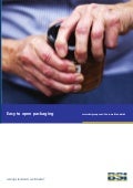 BSI leaflet on easy-to-open packaging