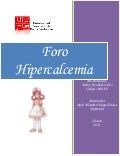 Proceso de atención de enfermería para hipercalcemia