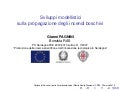 Sviluppi modellistici sulla propagazione degli incendi boschivi