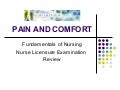 Pain And Comfort