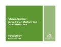 Palawan Corridor Conservation Strategy and Current Initiatives