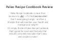 Paleo Recipe Cookbook Review