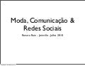 Palestra "Moda, Comunicação e Redes Sociais"