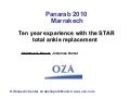 Ten Year Experience with the STAR Total Ankle Replacement   