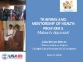 Training & Mentoring of Health Providers: Malawi&rsquo;s Approach